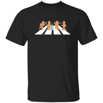 Gingerbread Xmas, Gingerbread Cross The Road, Cross On A Street Unisex T-Shirt