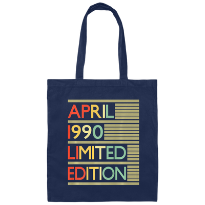 Birthday Gifts Women Men April 1990 Premium Canvas Tote Bag