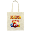 Bingo Queen, Love Bingo, Lottery Ticket, Win Lottery Canvas Tote Bag