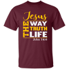 Christian Gift, Christian Statement, Love Jesus, Jesus Is The Truth Unisex T-Shirt