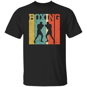 Boxing Lover, Love Boxing, Boxing Silhouette, Retro Boxing Unisex T-Shirt