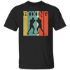 Boxing Lover, Love Boxing, Boxing Silhouette, Retro Boxing Unisex T-Shirt