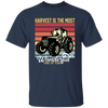 Harvest Is The Most Wondeful Time Of Year, Retro Farmer Unisex T-Shirt