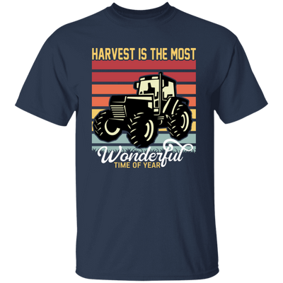 Harvest Is The Most Wondeful Time Of Year, Retro Farmer Unisex T-Shirt