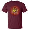 Captain Pi Retro, Pi Day Math Gift, Love Pi, Best Of Pi, Like A Sun Unisex T-Shirt