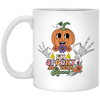 I'm Spooky All Year Round, Funny Pumpkin, Halloween's Day White Mug