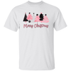 Christmas Tree Bundle, Set Of Xmas Tree, Pink Christmas, Merry Christmas, Trendy Christmas Unisex T-Shirt