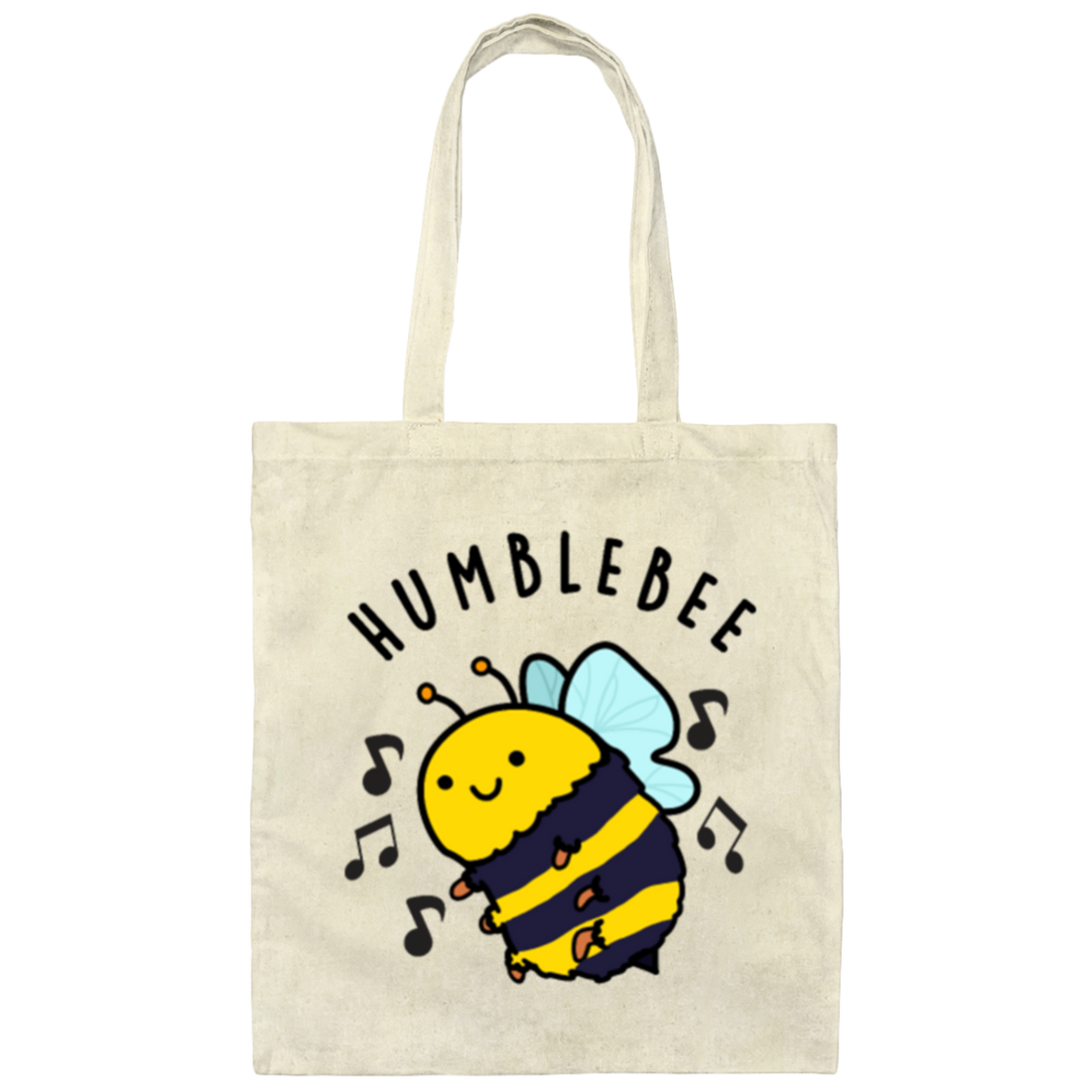 Humble Bee Cute Bumblebee Pun, Funny Bee Canvas Tote Bag