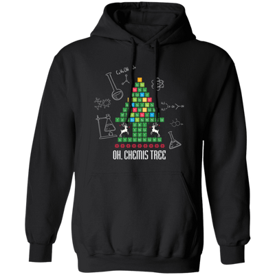 Oh Christmas, Chemis-Tree, Chemical Xmas, Chemical Board, Merry Christmas, Trendy Christmas Pullover Hoodie