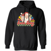 Santa Baby, Santa Claus, Merry Christmas, Groovy Christmas Pullover Hoodie