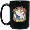 Here Comes The Sun, Summer Vacation, Hawaii Beach Black Mug