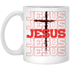 Jesus, Christian, The Cross, Cross Of Christ White Mug