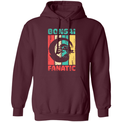 Bonsai Fanatic Retro, Vintage Bonsai, Bonsai Lover, Best Bonsai Gift Pullover Hoodie