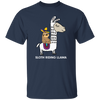 Llama And Sloth, Alpacas Lover, Funny Llama, Best Llama, Best Sloth Unisex T-Shirt