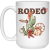 Rodeo Gift, Cowboy Gift, Live In Desert, American Cowboy White Mug