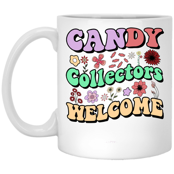 Candy Collectors Welcome, Groovy Sweety Girl White Mug