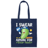 I Swear I Was Aiming For Your Feet, Cucumber Lover Canvas Tote Bag