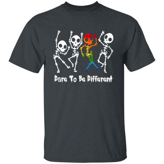 Lgbt Skeleton, Dare To Be Different, LGBT Pride, LGBTQ+ Unisex T-Shirt