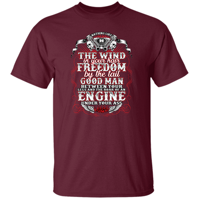 Nothing Like The Wind In Your Hair Freedom By The Tail Good Man Unisex T-Shirt