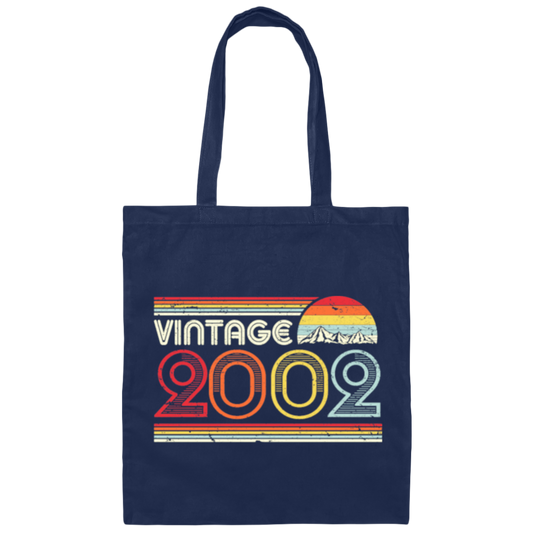 18th 2002 Birthday Gift, Product Classic, Vintage 2002, Love 2002 Canvas Tote Bag