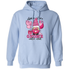 Choose Love, Gnome Matter What, Pink Gnome Pullover Hoodie