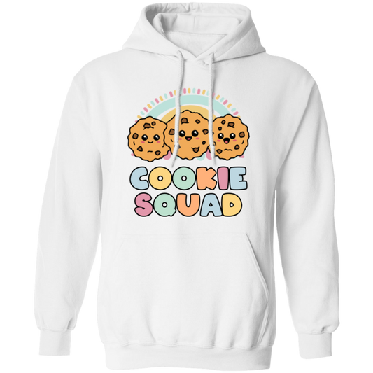 Groovy Cookies, Cookie Squad, Cute Cookie, Funny Cookie Pullover Hoodie