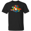 Melting Rubik's Cube, Cube Toy, Rubik Fan, Love Rubik, Cube Player Gift Unisex T-Shirt