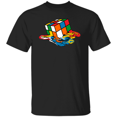 Melting Rubik's Cube, Cube Toy, Rubik Fan, Love Rubik, Cube Player Gift Unisex T-Shirt