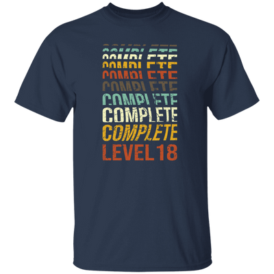 Birthday 18th Gift, 18 Years Old, Complete Level 18, Love 18th Unisex T-Shirt