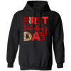 First Valentine's Day, Cute Valentine, Heart Pattern Pullover Hoodie