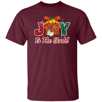 Joy To The World, Merry Xmas, Let Us Adore Him Christmas Unisex T-Shirt