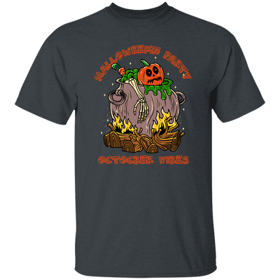 October Vibes, Halloween Party, Horror Party, Horror Pumpkin Unisex T-Shirt