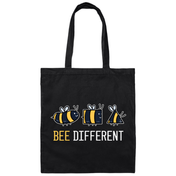 Funny Bee Different, Beekeeper Wasp Bee Beehive Awareness Canvas Tote Bag