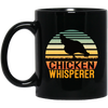 Chicken Whisperer, Farmer Love Gift, Best Chicken, Love Farming Black Mug