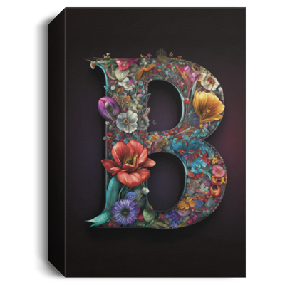 B Letter, Gift For Who Named B Letter, Classic B Gift Canvas