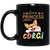 Every Princess Needs A Corgi, Cute Corgi Dog Black Mug