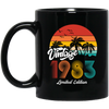 Vintage 1983, 1983 Birthday, 1983 Limited Edition, 1983 Retro Black Mug