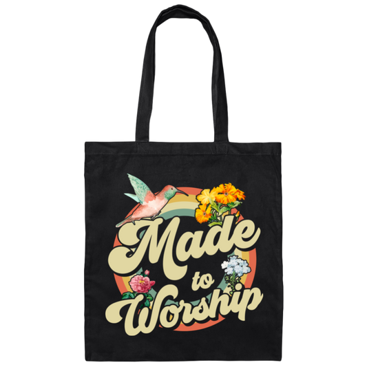 Made To Worship, Women Christian Religious, Believe In Christ Canvas Tote Bag