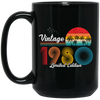 Vintage 1980, 1980 Birthday, 1980 Limited Edition, 1980 Retro Black Mug