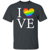 Love Is Love, LGBT Love, Lgbt's Day, Lgbt Heart Design Unisex T-Shirt