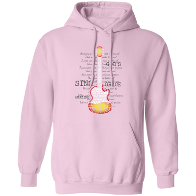 Christian Band, Amazing Guitar Grace, Love Guitar Gift, Best Music Lover Pullover Hoodie