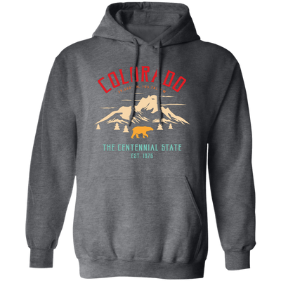 Colorado Park, The Centennial State, EST 1876, National Park Pullover Hoodie