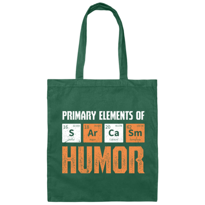 Jokes Physics Design Quote Elements Of Humor Canvas Tote Bag