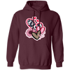 Love Heart, Valentine Heart, Pink Heart, Pink Sunflower, Leopard Heart Pullover Hoodie