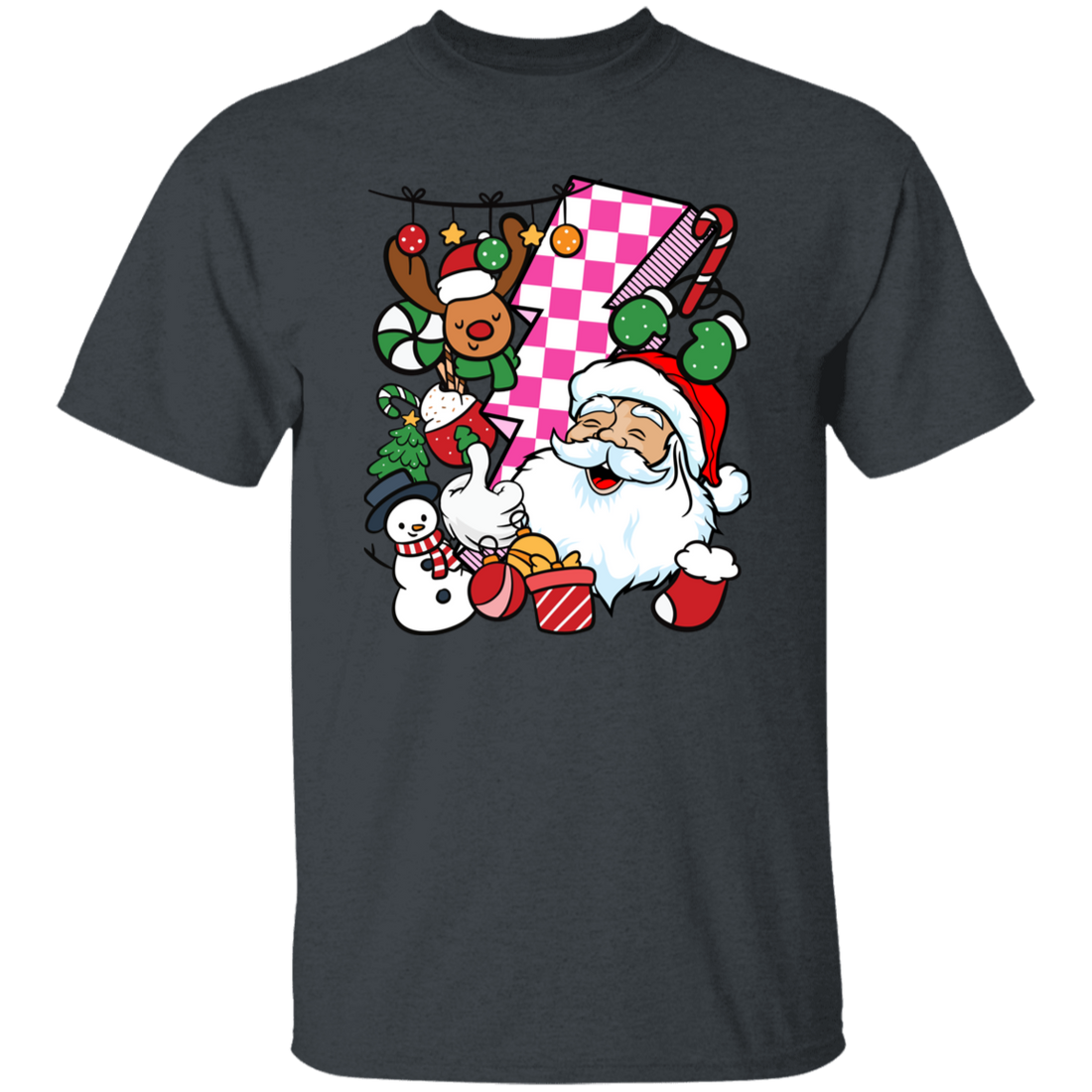 Groovy Santa, Funny Santa, 90s Christmas, Groovy Holiday, Merry Christmas, Trendy Chrismas Unisex T-Shirt