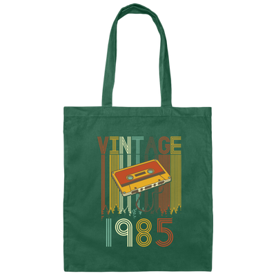 Vintage 1985 Limited, Retro Radio Limited 1985 Canvas Tote Bag