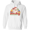 Santa Baby, Santa Claus, Merry Christmas, Groovy Christmas Pullover Hoodie