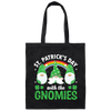 St Patrick's Day With The Gnomies, Patrick Gnome Canvas Tote Bag