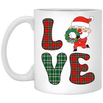 Merry Christmas, Caro Christmas, My Cuute Santa White Mug