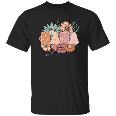 Mama Flowers Gift, Retro Flower, Vintage Flower For Mother's Day Unisex T-Shirt